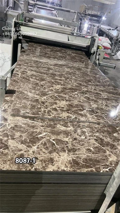 2440 * 1220 * 3mm Sahte Taş Paneller Suya Dayanıklı UV Mermer Pano