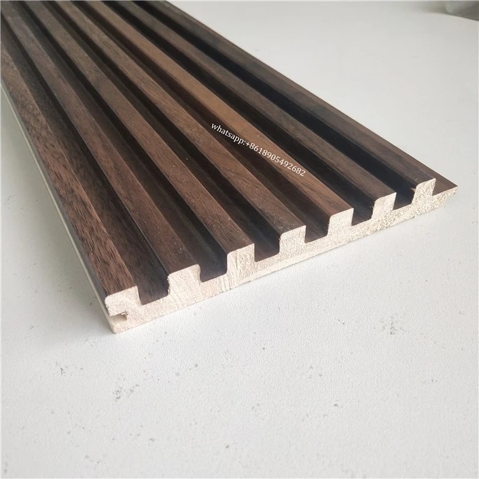 Wood Paneling Interial Slat Wall Design