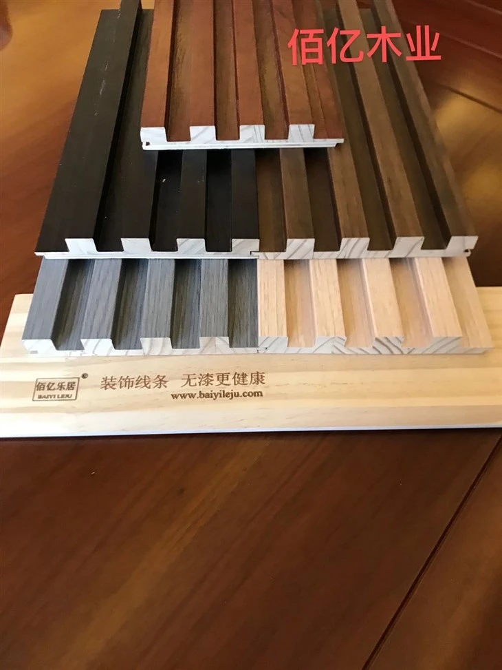 Wood Paneling Interial Slat Wall Design